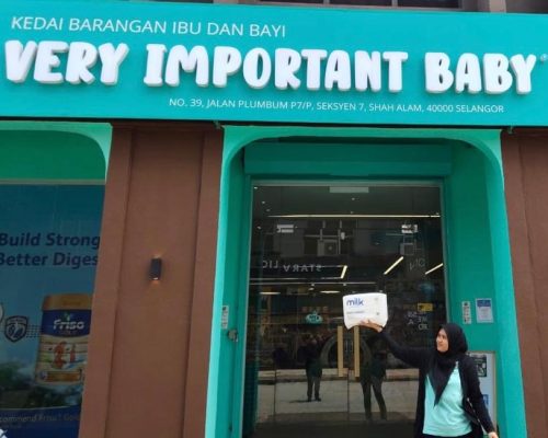 Exterior of baby shop