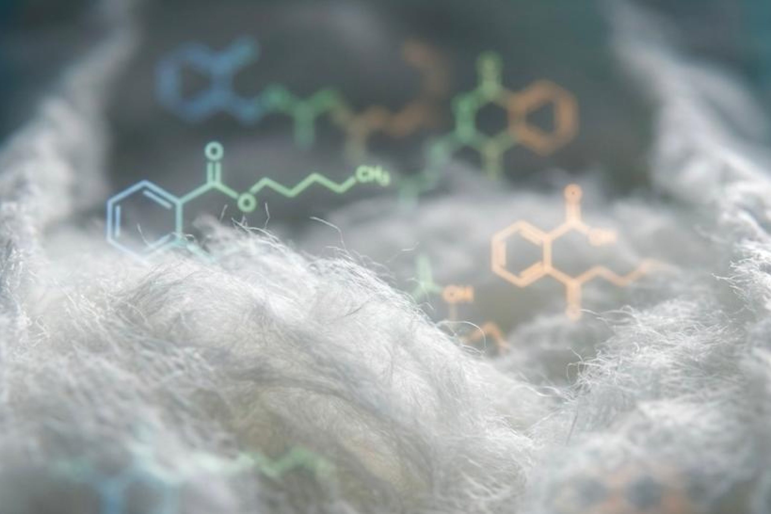 close up of phthalates on diaper