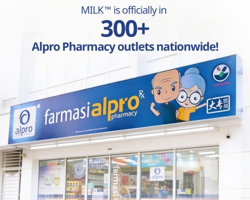 MILK diapers in Alpro Pharmacy
