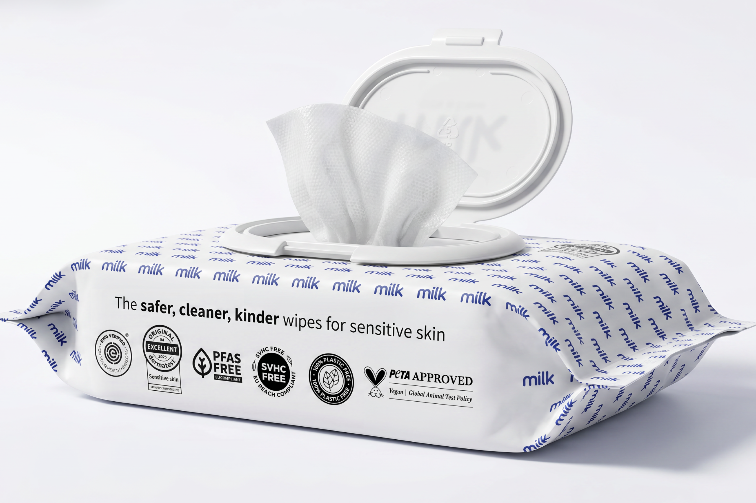 wipes opened top
